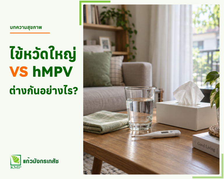 เปรียบเทียบข้อแตกต่าง ไข้หวัดใหญ่ VS ไวรัส hMPV — บทความสุขภาพ KMP